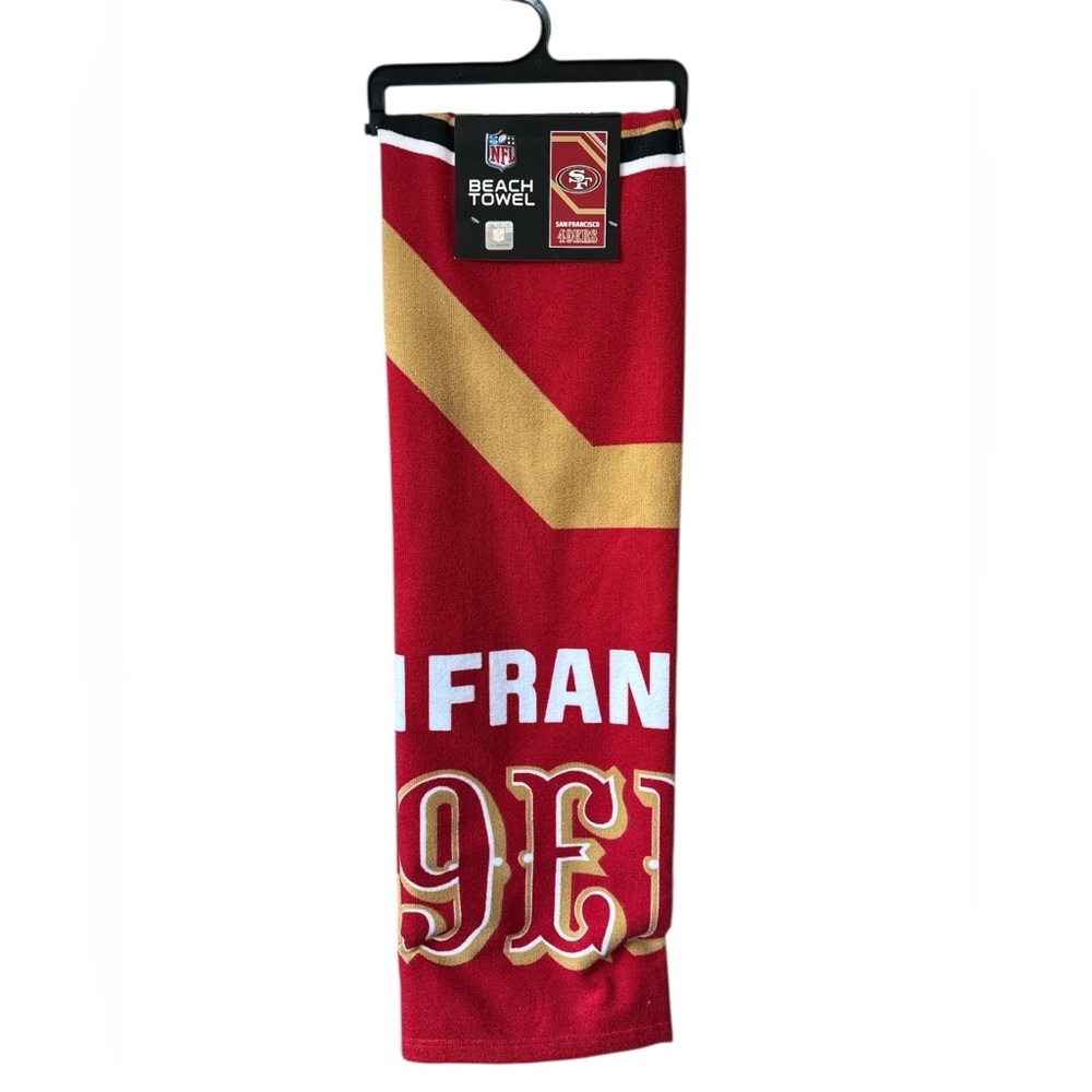 NFL Red and Gold 49ers Towel